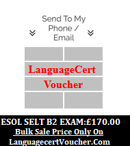 Languagecert International Esol Selt B2 Voucher